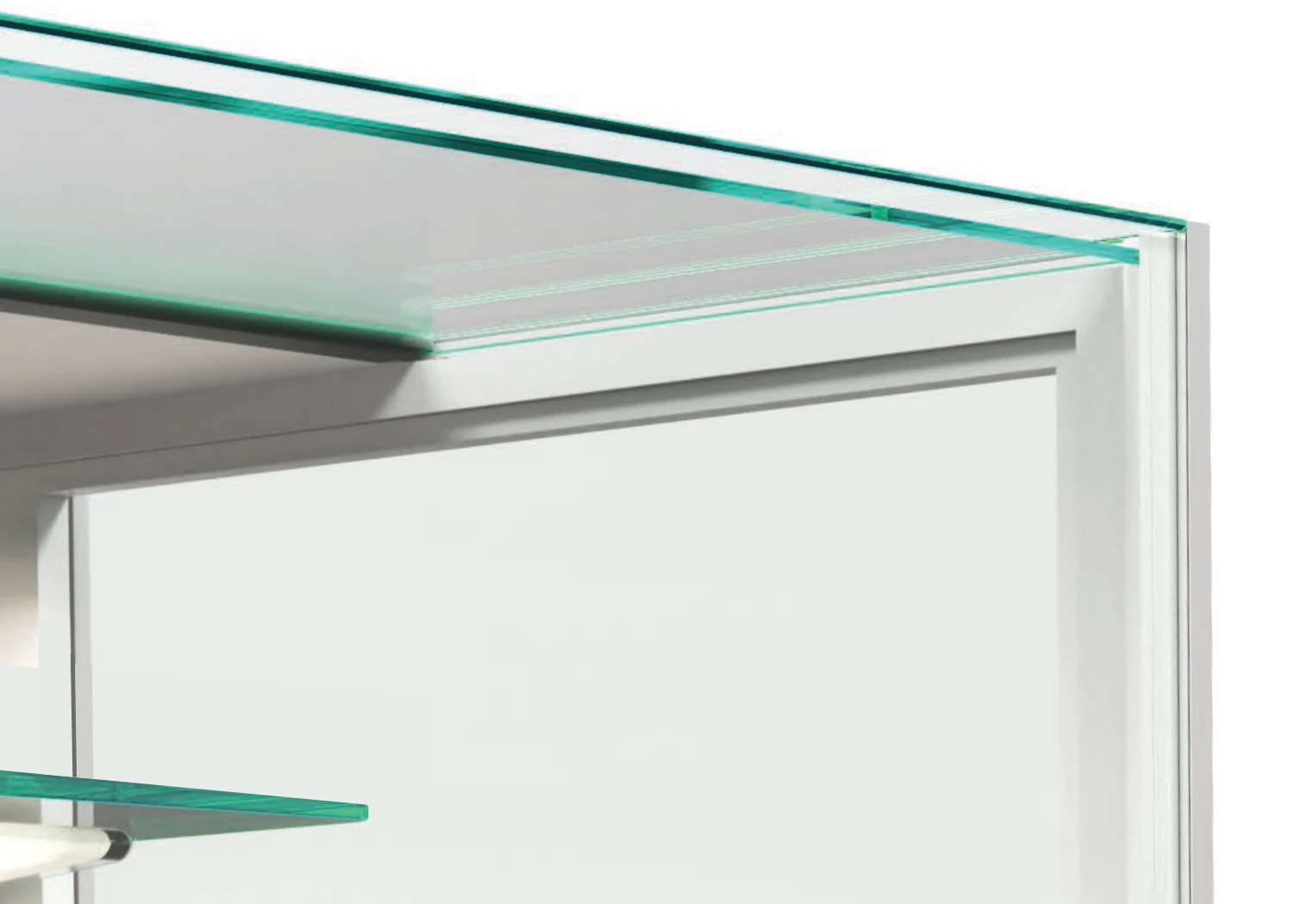 Double glazing at the front, top and side of LUDUS Shield